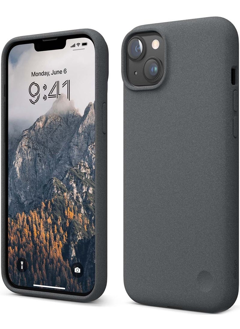 Elago غطاء حماية Pebble لهاتف iPhone 14 Plus (مطلي بطبقة من Pebble) - رمادي غامق  - Image 1