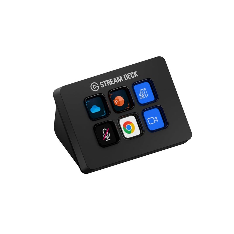 elgato Corsair Stream Deck Mini - Live Content Creation Controller with 6 Customizable LCD Keys, for Windows 10 and macOS 10.11 or Later - Image 1