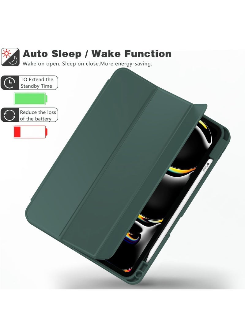 Captaintech Case for iPad Pro 13 Inch Case with Pencil Holder 2024 (M4/7th Gen), 2024 iPad Pro M4 13 Inch Case 【Support Pencil Pro and Pencil (USB-C)】 Support Touch ID and Auto Wake/Sleep  - Image 4