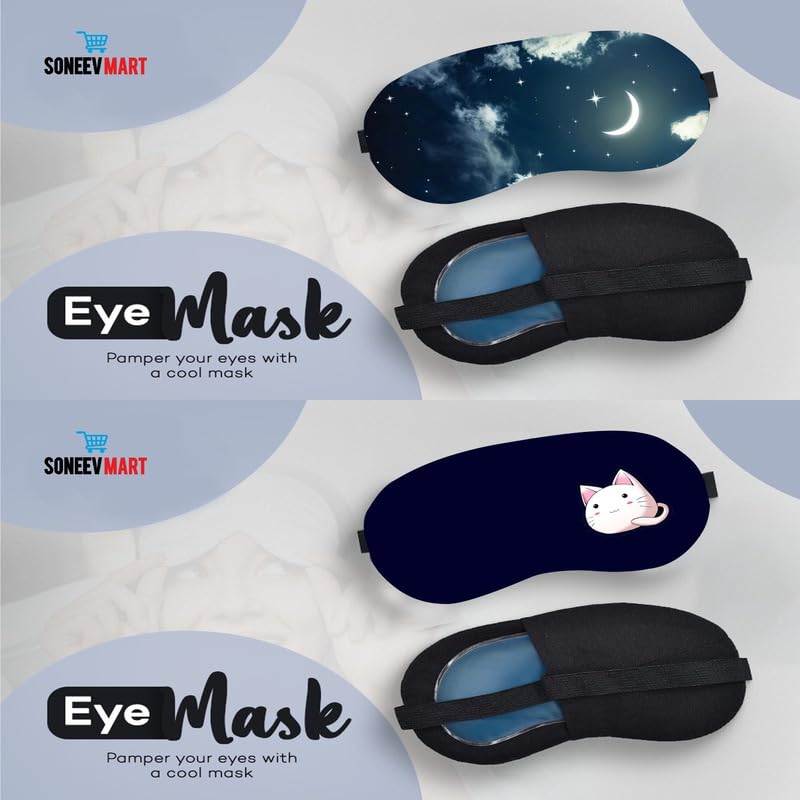 Luxurious Gel Eye Mask for Soothing Relaxation and Stress Relief Reusable and Cold Therapy Ideal for Puffy Eyes Dark Circles Headache Relief PACK OF 2 - Image 2
