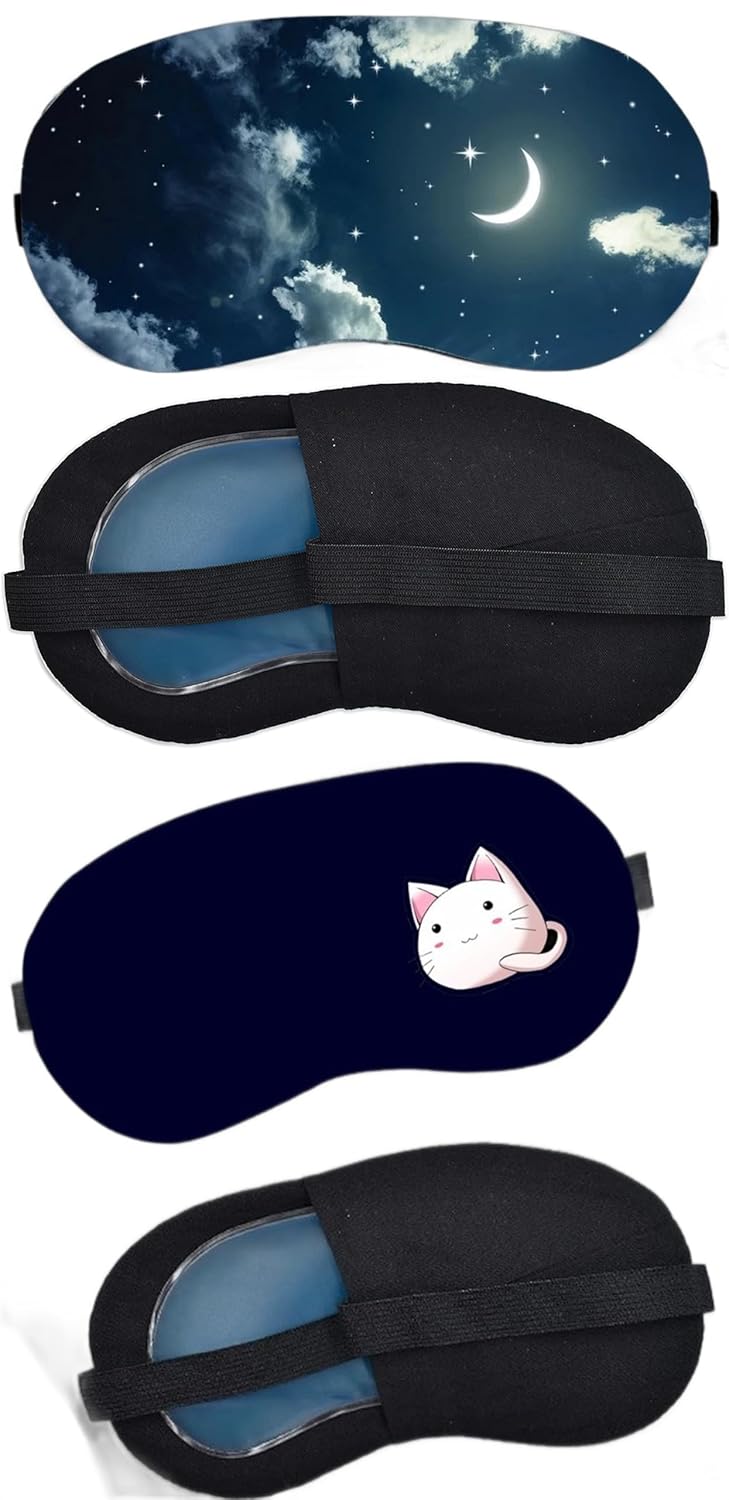 Luxurious Gel Eye Mask for Soothing Relaxation and Stress Relief Reusable and Cold Therapy Ideal for Puffy Eyes Dark Circles Headache Relief PACK OF 2 - Image 1