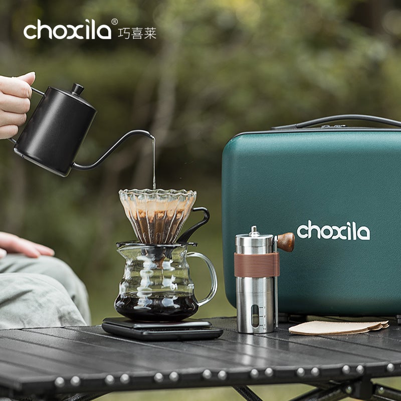 Hand Coffee Pot Suit Portable Outdoor Coffee Pot Gift Box Hand Coffee Pot Suit Gift Box Hand Coffee Suit - Image 5