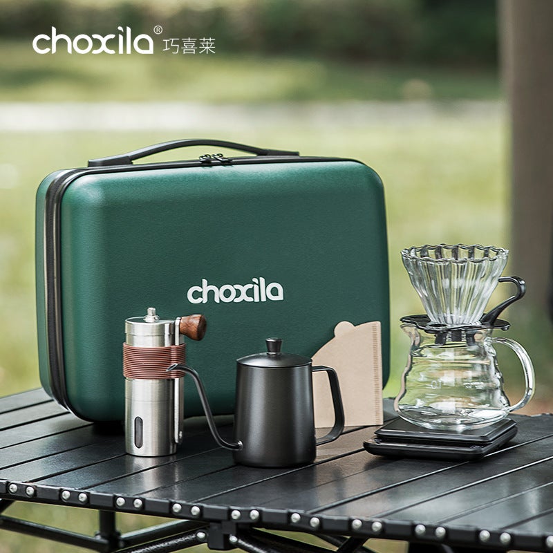 Hand Coffee Pot Suit Portable Outdoor Coffee Pot Gift Box Hand Coffee Pot Suit Gift Box Hand Coffee Suit - Image 3