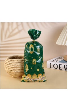 Y&D 100Pcs Ramadan  Eid Mubarak Gift Bags Plastic Cookie Candy Bag Ramadan Kareem Decor  - Image 2