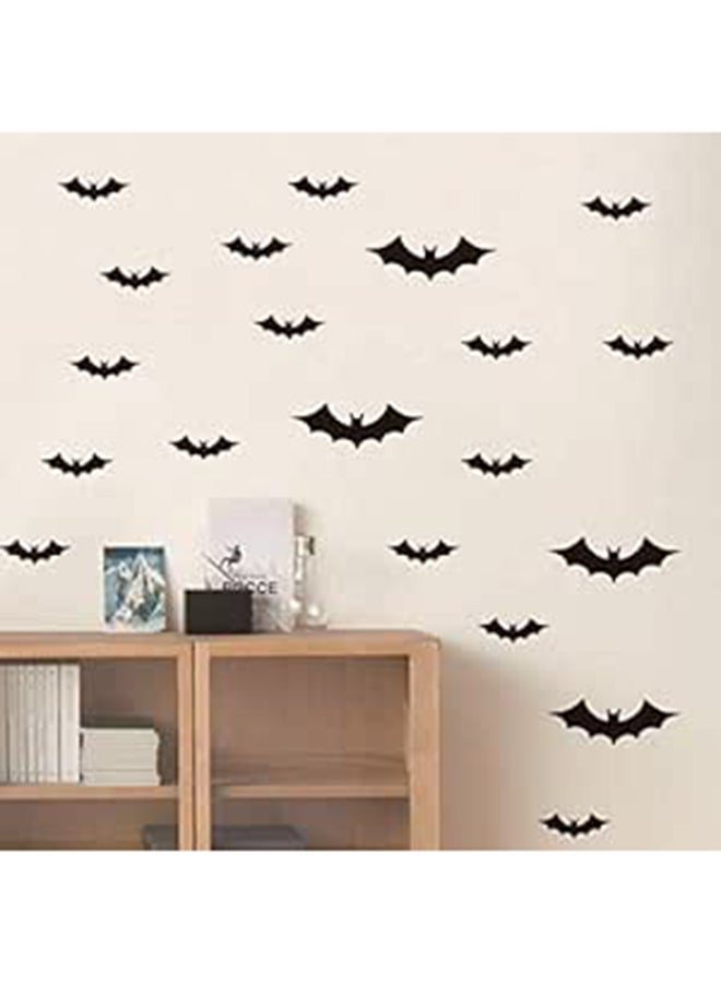 Halloween Bat Combination Halloween Decoration Background Wall Sticker Haunted House Window Dress Up Wall Sticker-X 