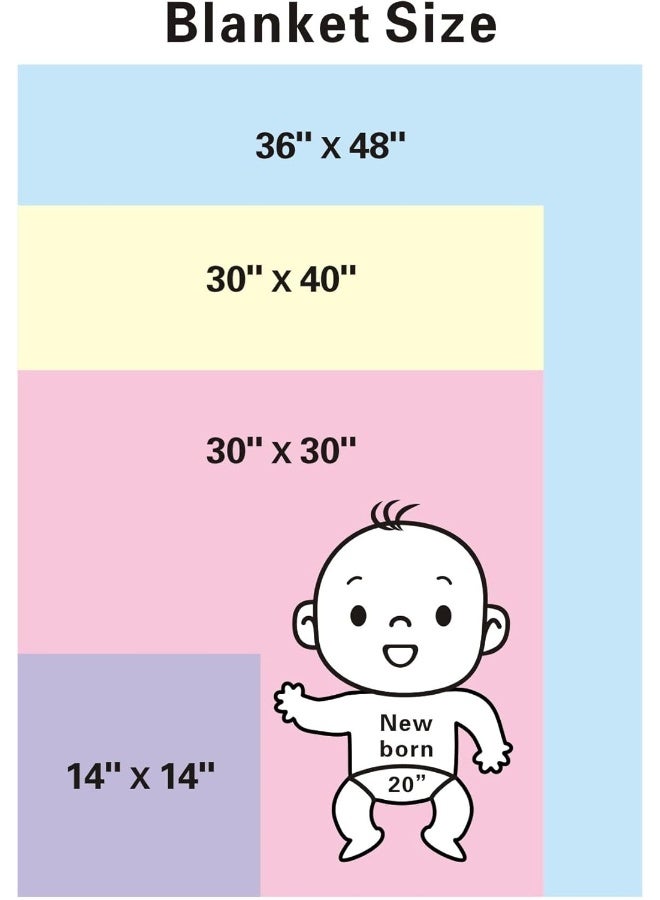 American Baby Company American Baby Company Fleece Blanket, Pink, 30 x 30, for Girls  - Image 3