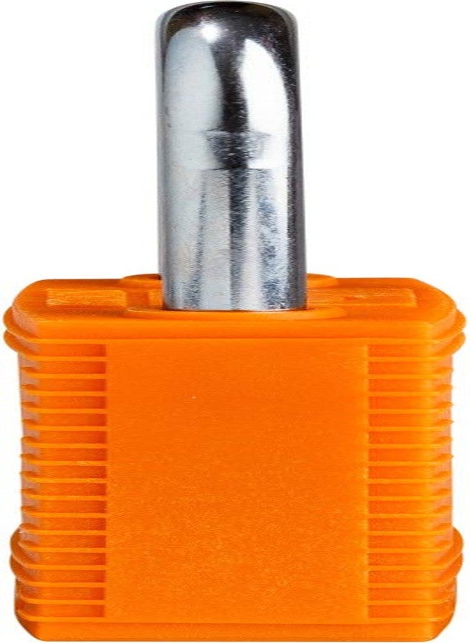 Brady SafeKey Lockout Padlock Nylon Orange 1.5" Steel Shkl Keyed Different - Image 3