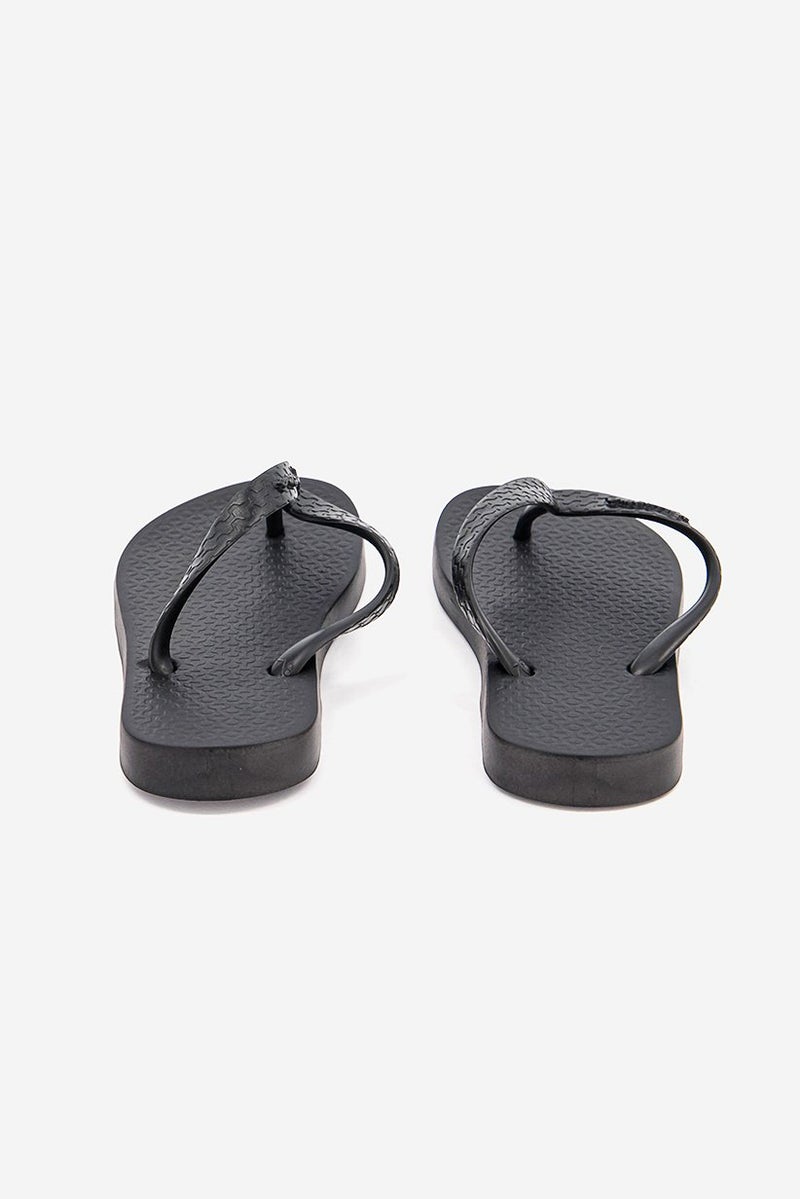 Ipanema Kid Boys Brand Logo Strap Textured Footbed Slippers, Black  - Image 2
