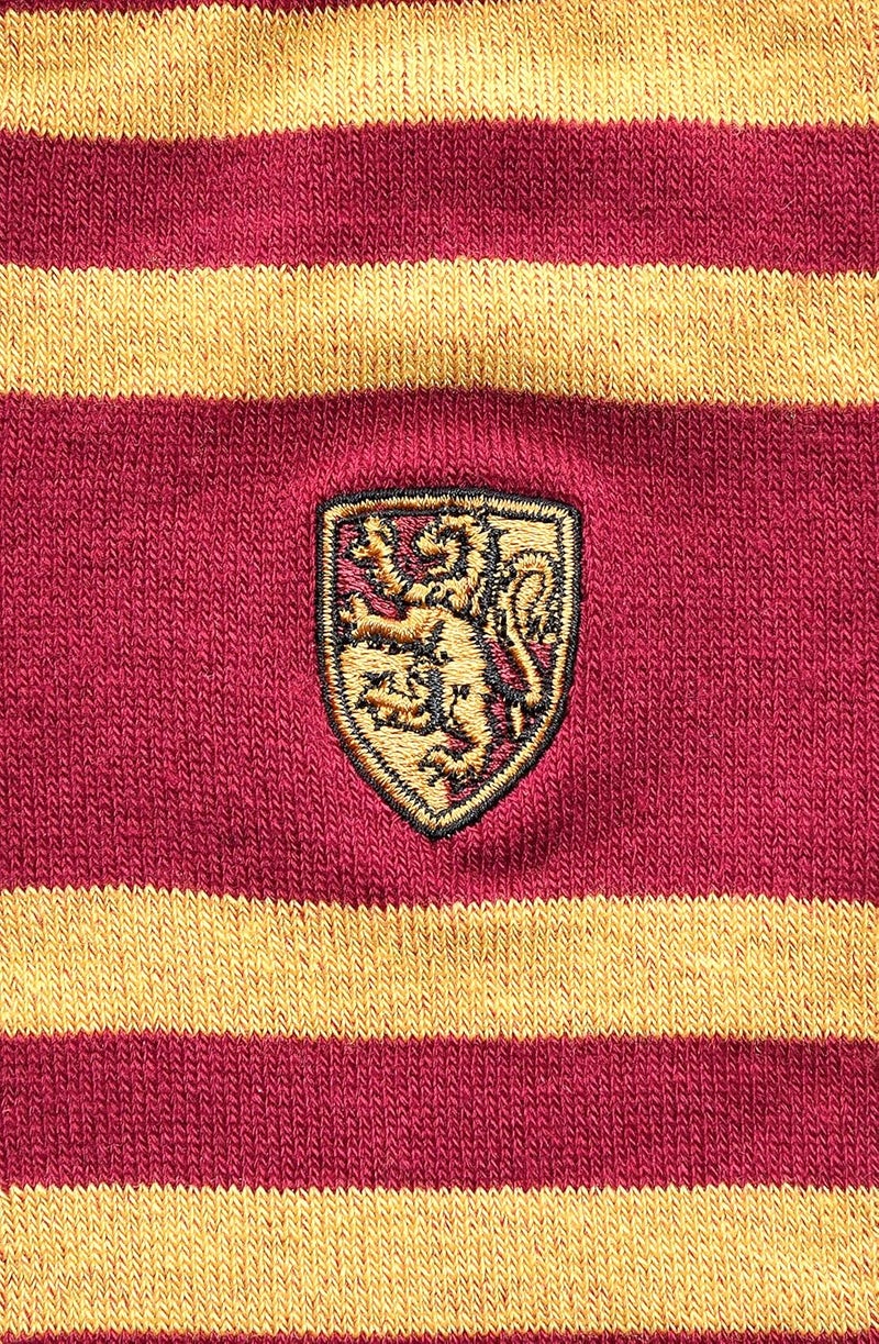 Harry Potter Gryffindor Striped Juniors/Ladies Over the Knee Socks with Embroidered Crest - Image 3