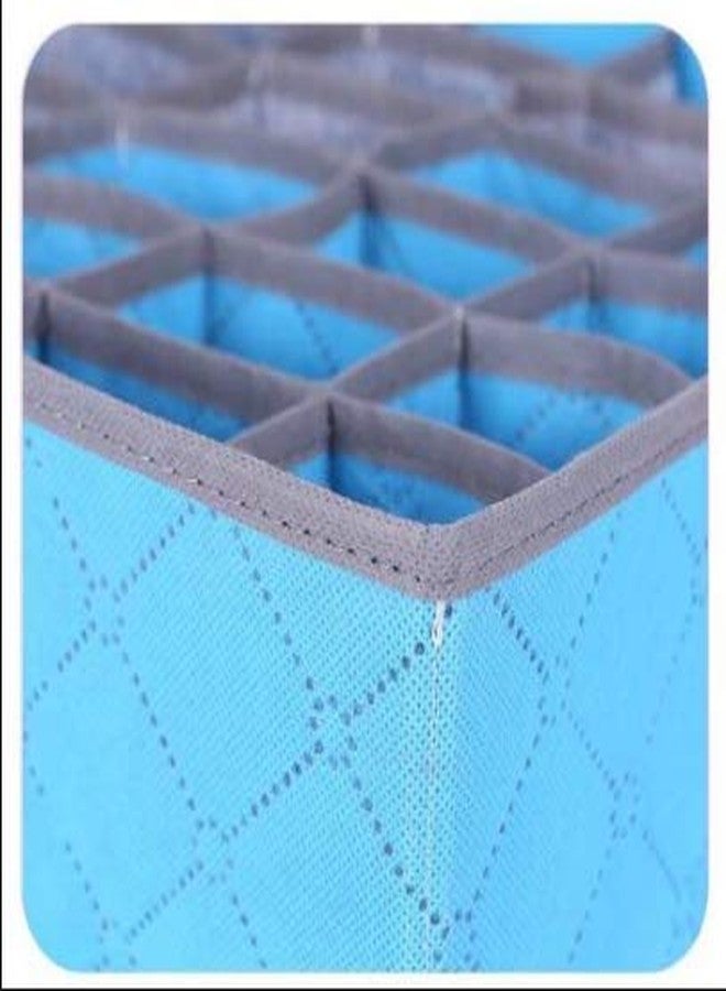 Orcoa24 Grids Household Underwear Bras Socks Storage Box Drawer Closet Organizer Space Saver Bags. (Random Colours) - Image 5