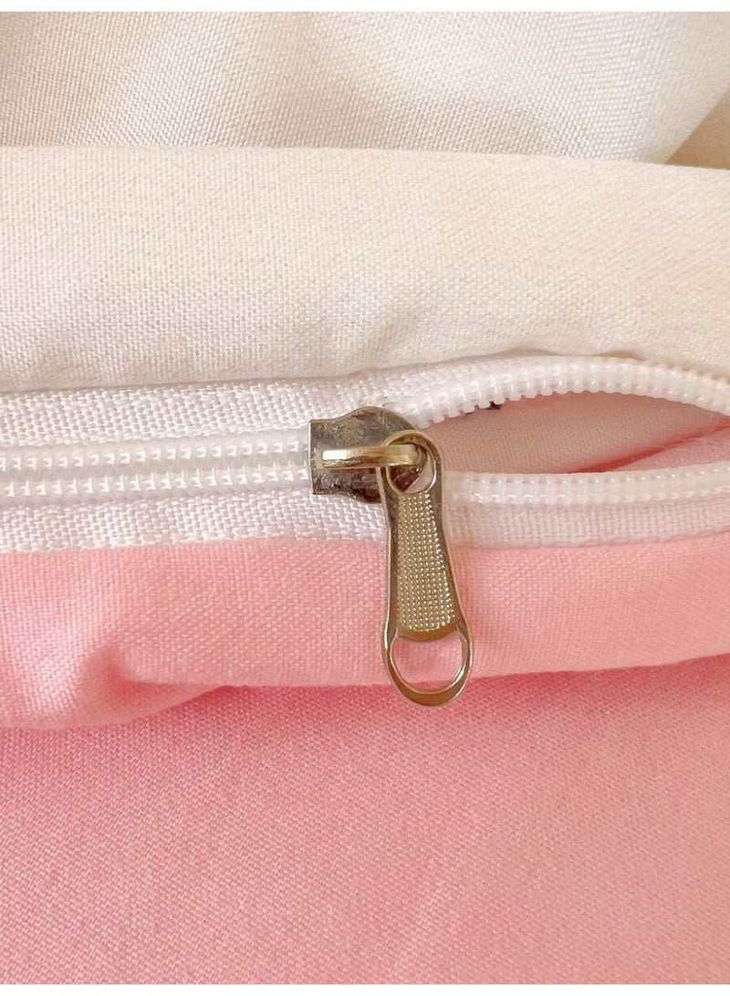 Hello Kitty Sakura Duvet Cover Set – Cute Kawaii Pink Floral Bedding – Soft Pastel Duvet Cover with Pillowcases (Comforter Not Included) - Image 5