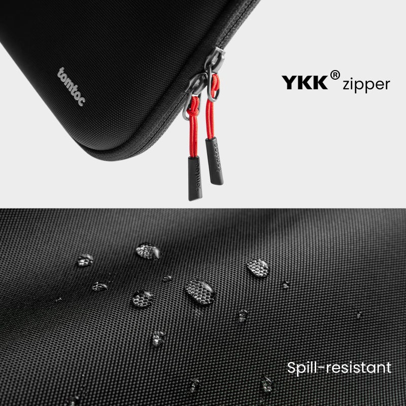 tomtoc Portfolio Case for 13 Inch iPad Pro M5/M4, iPad Air M3/M2 2025-2024, 12.9'' iPad Pro M2/M1, Protective Sleeve with Accessories Pocket, Carrying Storage Bag for Pencil Pro/Adapter/Magic Keyboard - Image 4