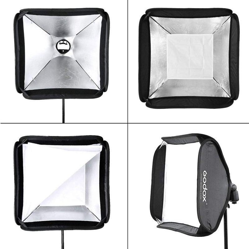 Godox Softbox 32"x32" with S2 S-Type Speedlite Bracket, Bowens Mount Soft Box Kit for Godox V1 AD400Pro AD200Pro AD200 V860II TT685II TT600 TT350 - Image 2