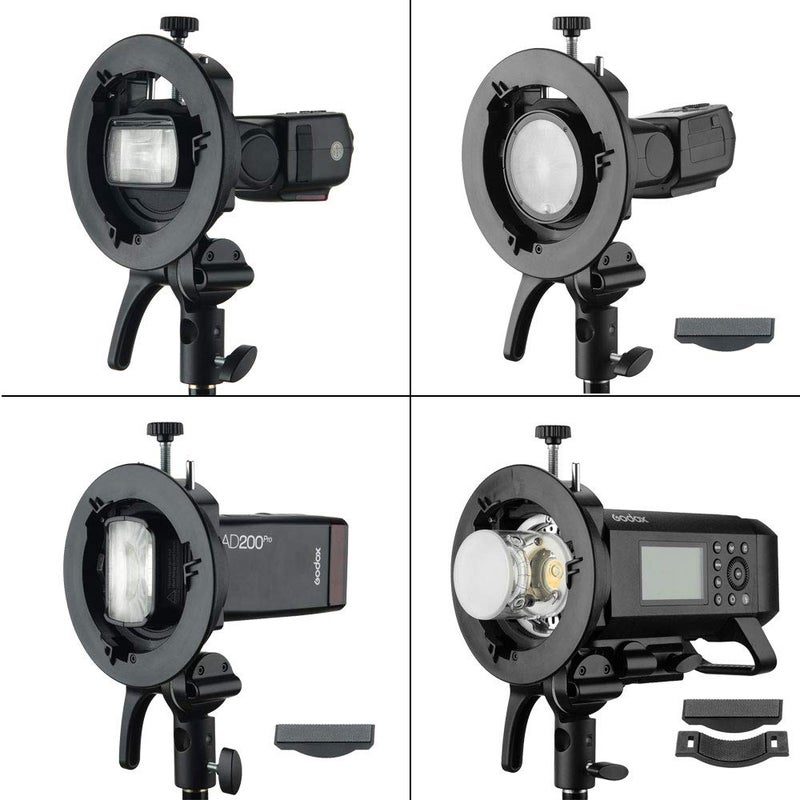 Godox Softbox 32"x32" with S2 S-Type Speedlite Bracket, Bowens Mount Soft Box Kit for Godox V1 AD400Pro AD200Pro AD200 V860II TT685II TT600 TT350 - Image 3