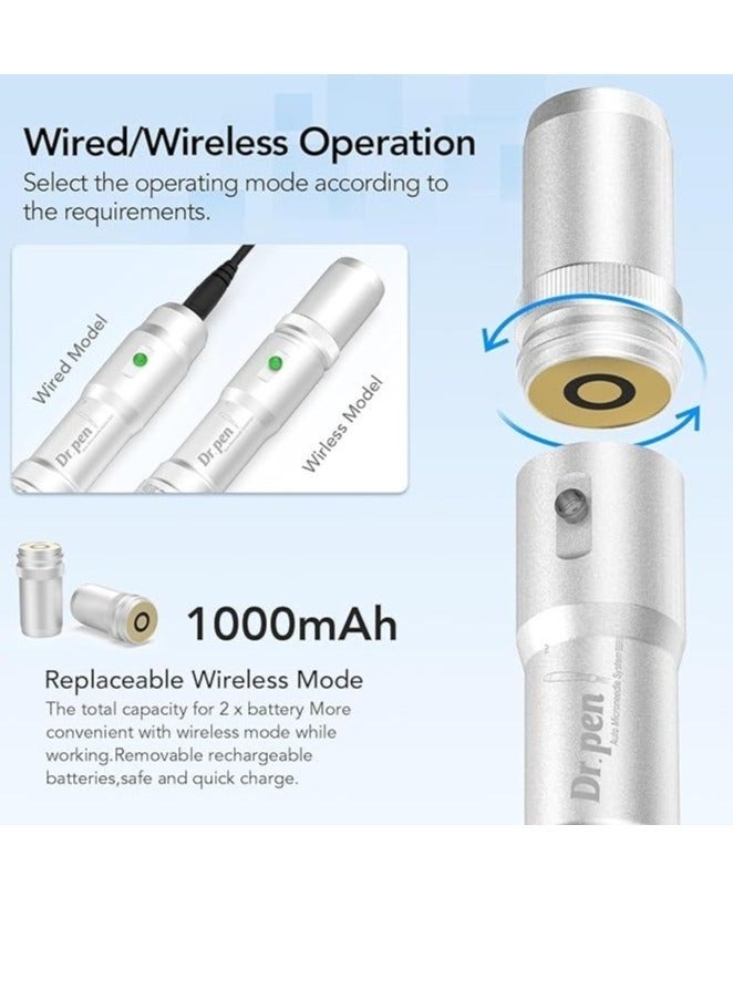 Dr.pen Dr. Pen A6 Original Microneedle Pen Electric Cordless Professional Skincare Set, Includes an Additional 12 Pieces of 12 Needles. - Image 4