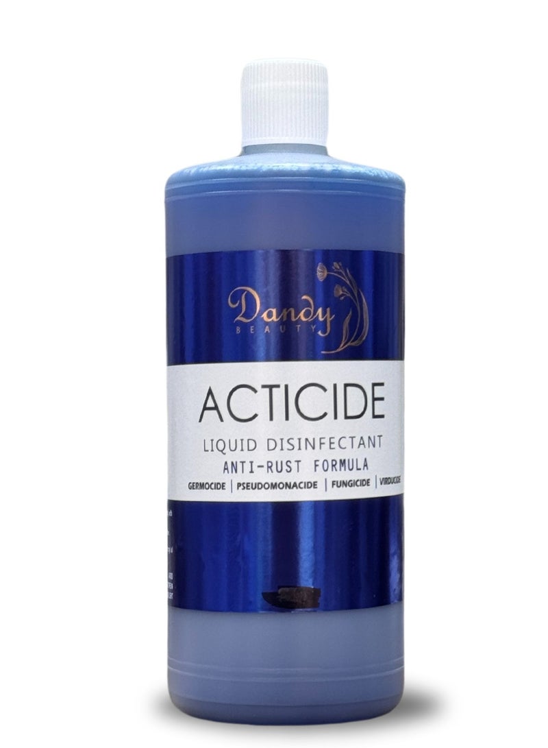 Dandy Beauty  Acticide Liquid Disinfectant Anti-Rust Formula. A Perfect Solution for tools care 1 L