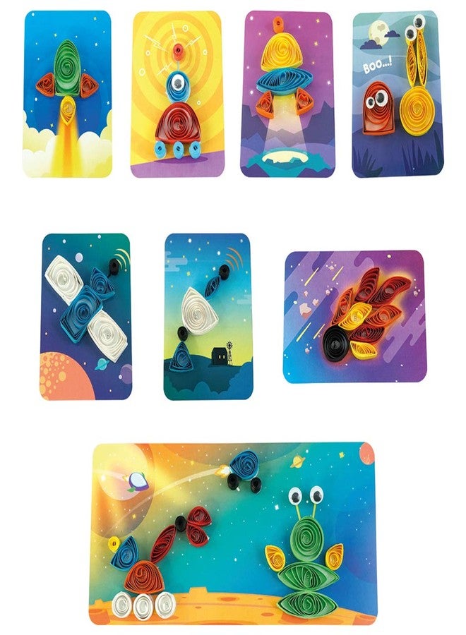 Quill On Spyrosity Space – Ocean Theme Pack for Fun Quilling Activity - Quick & Easy Arts & Crafts Kit – Creative Toy for Boys & Girls Age 5 & Above - Image 3