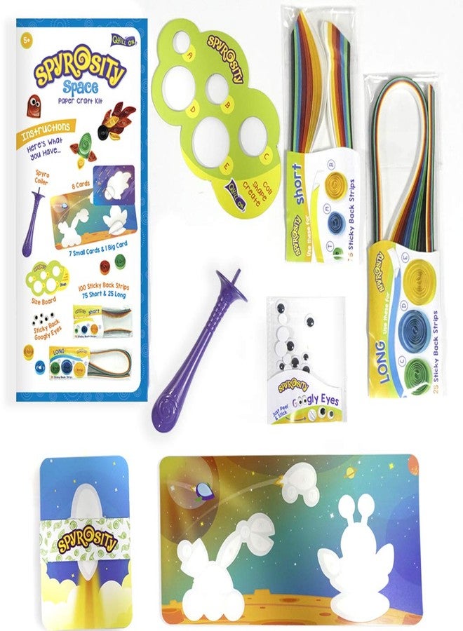 Quill On Spyrosity Space – Ocean Theme Pack for Fun Quilling Activity - Quick & Easy Arts & Crafts Kit – Creative Toy for Boys & Girls Age 5 & Above - Image 2