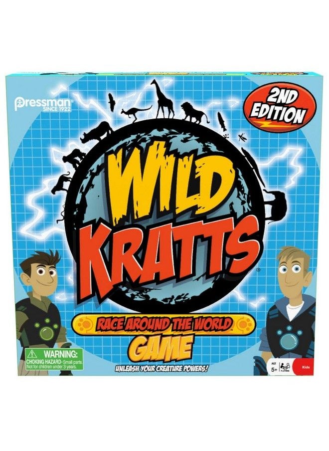 Pressman Wild Kratts Race Around The World Board Game Multicolor 5"  - Image 1