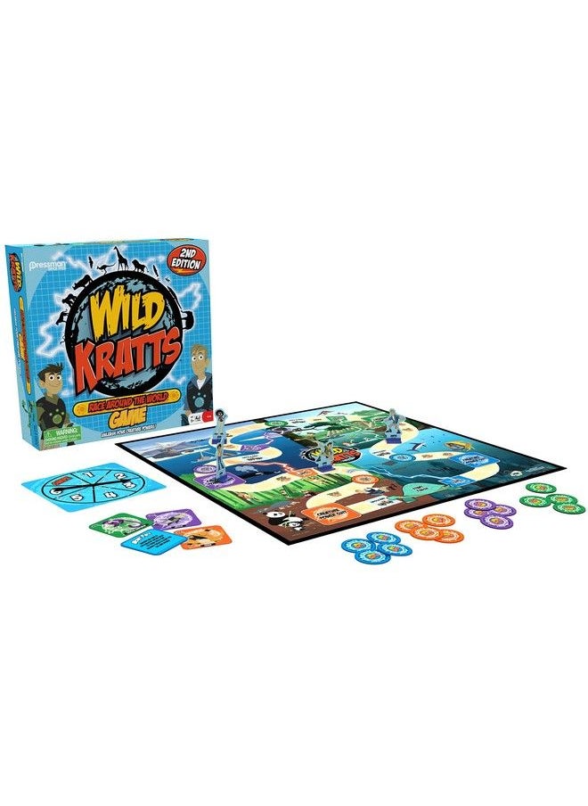 Pressman Wild Kratts Race Around The World Board Game Multicolor 5"  - Image 3