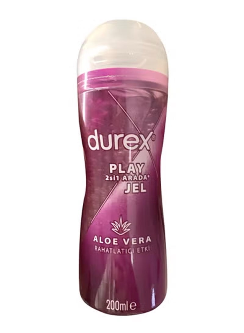 Durex Play Massage 2 In 1 Lubricant Soothing Aloe Vera, Assorted 200ml - Image 1
