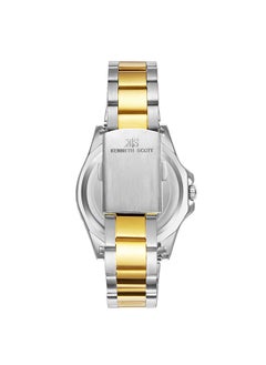 KENNETH SCOTT Men's Analog Tonneau Shape Stainless Steel Wrist Watch K23022-TBTH - 40 Mm  - Image 3
