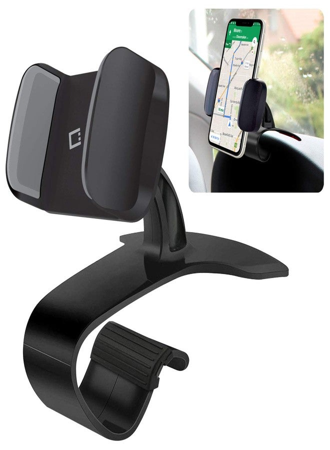 cellet Phone Holder for Car, Dashboard Cell Phone Holder - Clip On Dashboard Car Cradle Compatible for iPhones, Samsung Galaxy Smartphones, Google Pixel, Moto and More - Image 1