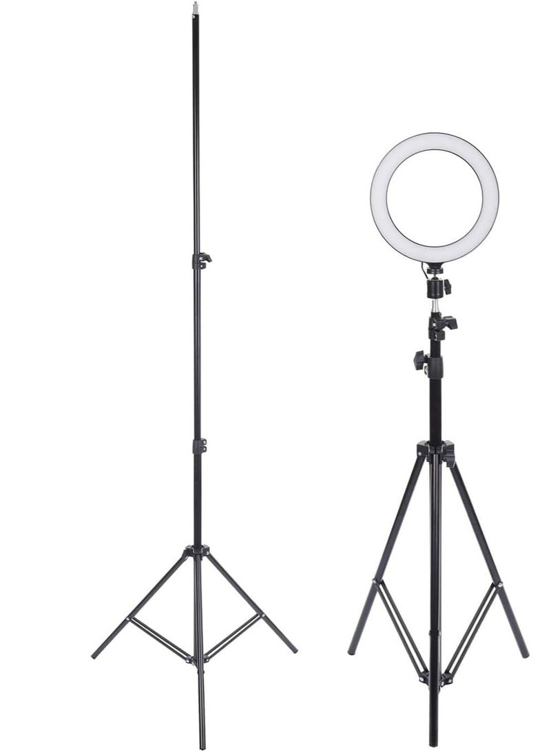 20cm Ring Light with 360° Rotation for Live Streaming and Professional Photography, Includes 2.1m Tripod Stand  - Image 3