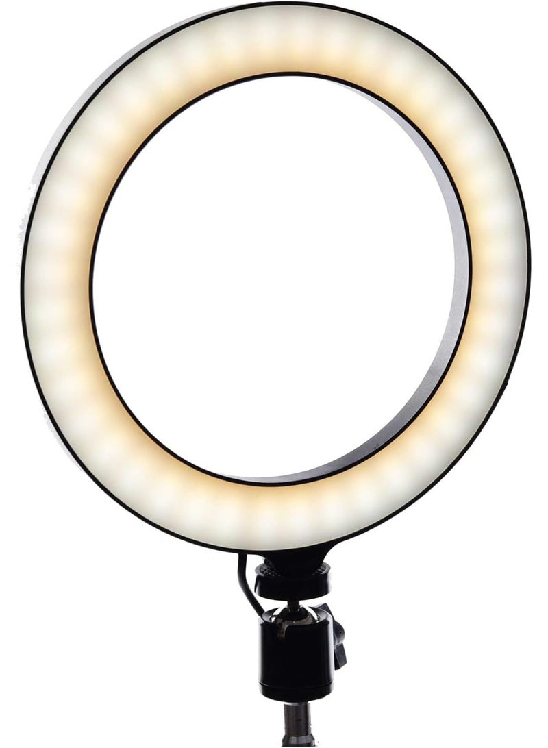 20cm Ring Light with 360° Rotation for Live Streaming and Professional Photography, Includes 2.1m Tripod Stand  - Image 4