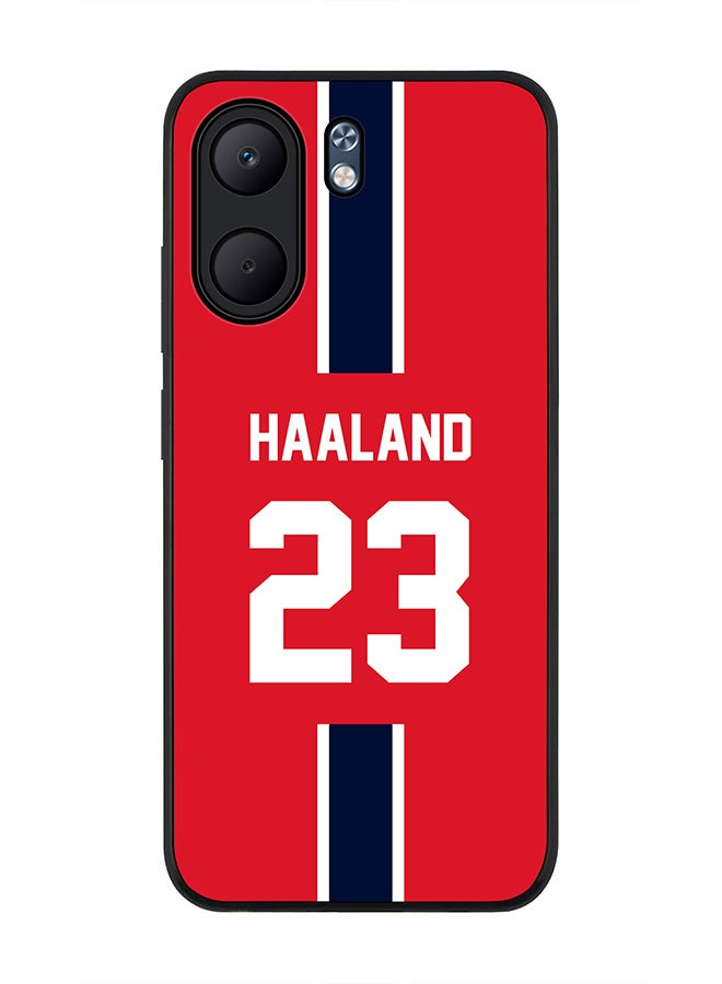 Stylizedd For Oppo A5x 5G / A5x 4G Case,Slim fit Camera Protection, Shockproof Thin Phone cover  - Football - Norway,  Haaland