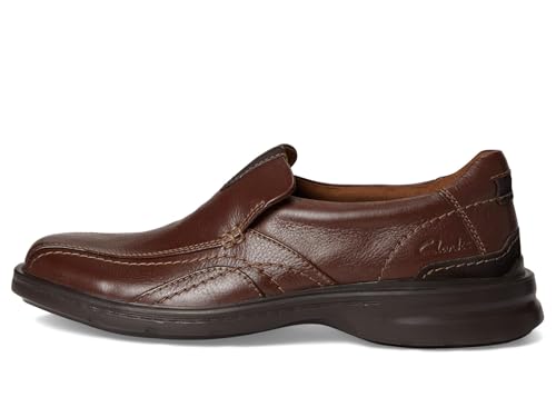 clarks حذاء كلاركس للرجال جيسلر ستيب لوفر، جلد بني، 10 - Image 4