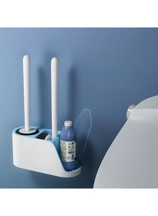 Toilet brush with holder - portable and easy to store, suitable for home and office use - pzsku/Z17A130CE016FA00AAF1CZ/45/_/1700736383/6fab8aee-a045-4336-b51c-fab97126ffde