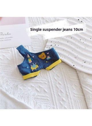 CloThes Only] STar Dew PendanT CloThes ReplacemenT T-shirT Jeans SkirT Shawl JumpsuiT Year Baby CloThes-Specifications:10cm-Color:One Shoulder Overalls Denim 10cm - pzsku/Z17A13C8584CB1AC7B5D9Z/45/1743155449/b8b6059d-75d8-4a1c-9537-3595c4fed4b5