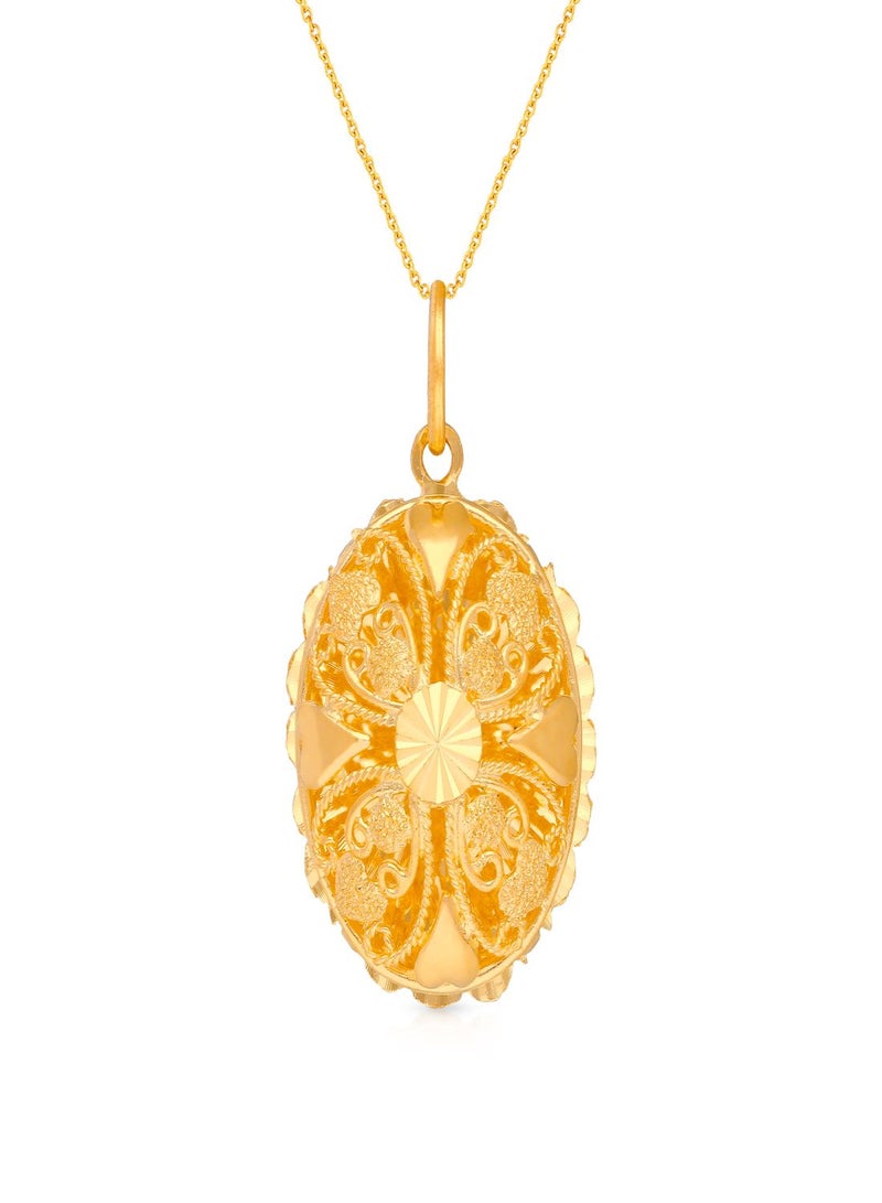 Malabar Gold and Diamonds 22k 916 Purity Malabar Gold Pendant PD5839609Y  - Image 1