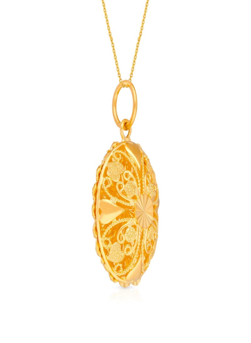 Malabar Gold and Diamonds 22k 916 Purity Malabar Gold Pendant PD5839609Y  - Image 2