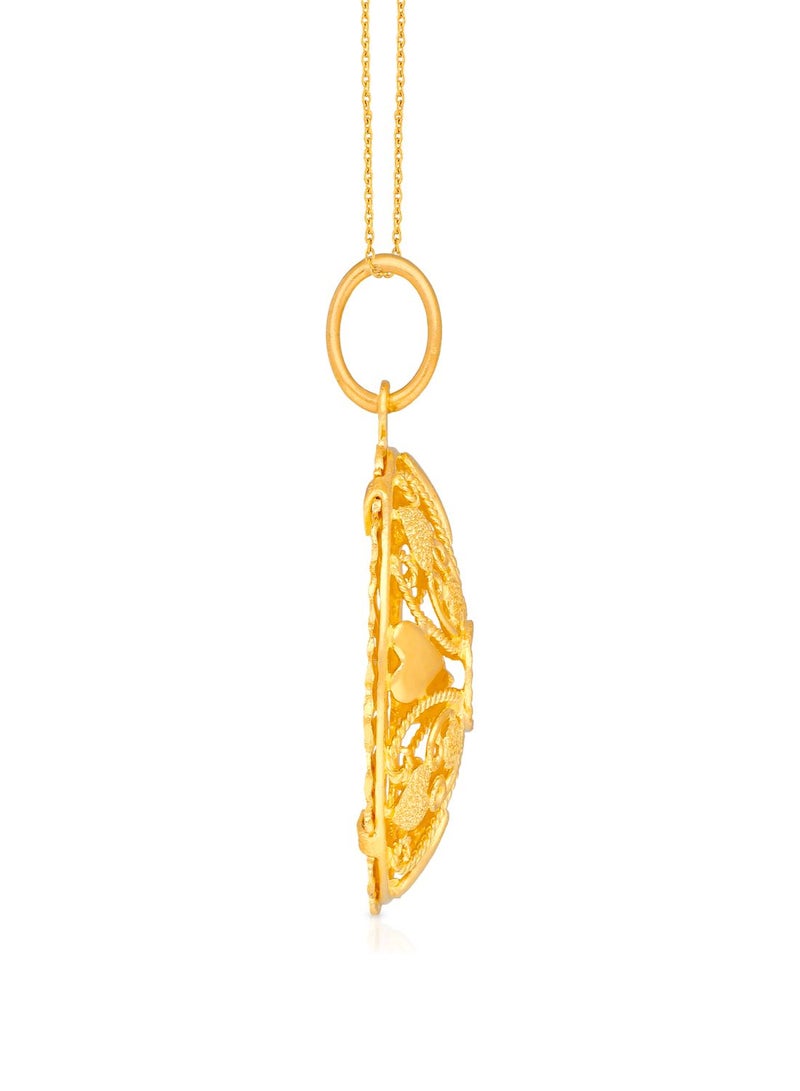 Malabar Gold and Diamonds 22k 916 Purity Malabar Gold Pendant PD5839609Y  - Image 3