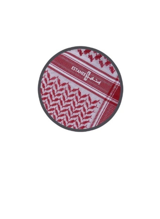 Estaneel Men's estaneel Red Shemagh ES308 - Image 2