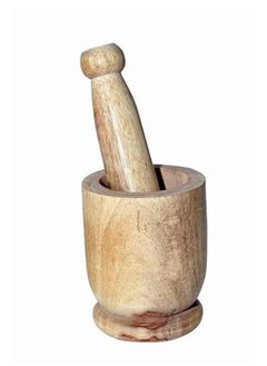 Wood Mortar and Pestle Perfect for Grinder for Herbs Garlic Walnut Spices