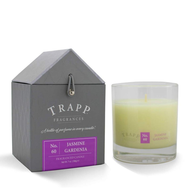 Trapp Signature Home Collection No. 60 Jasmine Gardenia Poured Scented Candle, 7-Ounce - Image 5