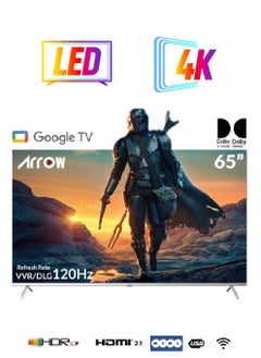 آركيو شاشة سمارت - 65 بوصة - DLED - 4K UHD - بدون إطار - RO-65LCS120  - Image 1