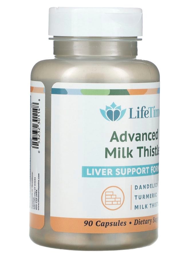 LifeTime Vitamins Advanced Milk Thistle 90 Capsules - Image 2
