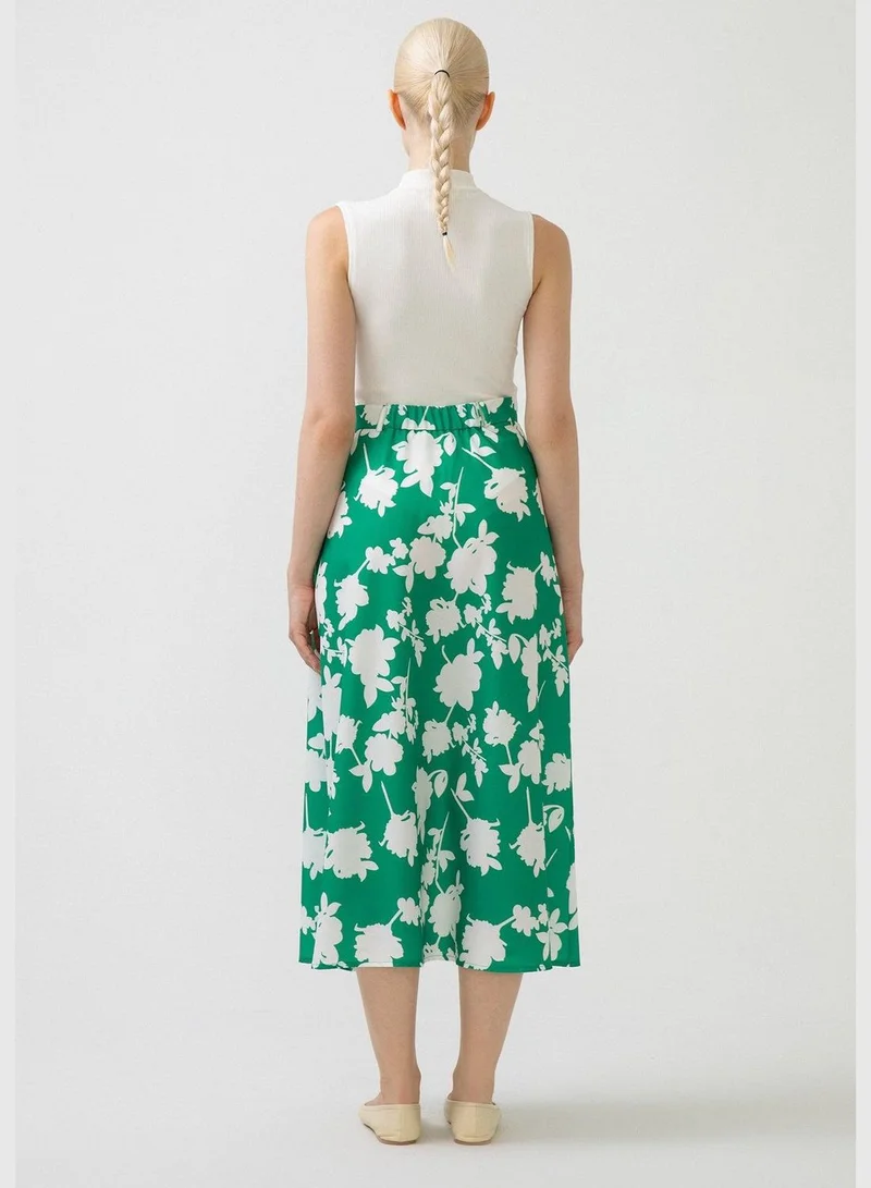 Touche FLOWERED CREPE SKIRT