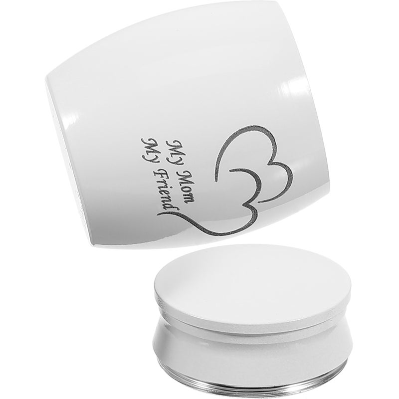 2pcs Decorative Urn Cremation Urn Funeral Urn Aluminium Alloy Urn Human Ashes Holder - Image 2