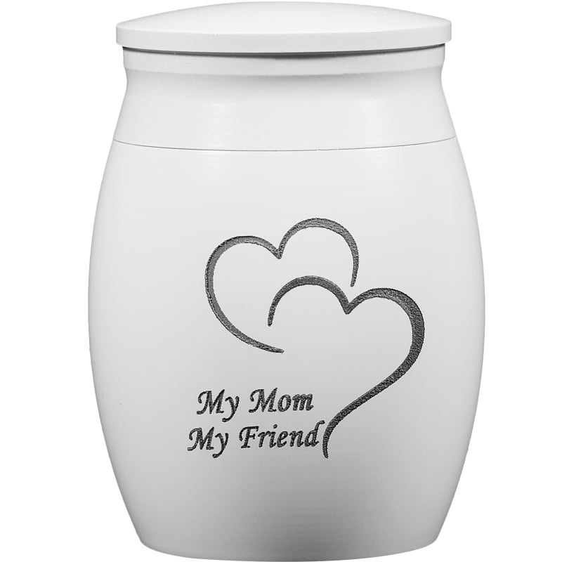 2pcs Decorative Urn Cremation Urn Funeral Urn Aluminium Alloy Urn Human Ashes Holder - Image 3