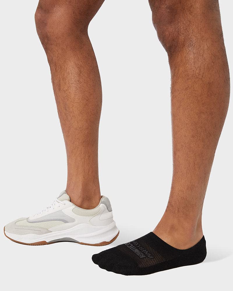 32 Degrees 32 DEGREEES Men's 6 Pack Comfort No Show Socks | Anti-Odor | Cushioned Heel | Arch Support | Active | Casual | Work, Black, Medium - Image 2