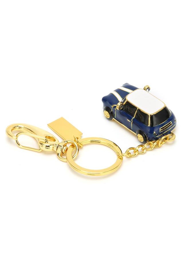 Thoraya Car dark blue USB2.0U disk 4GB-128GB Creative cute cartoon metal U disk car gift car USB 128GB  - Image 4