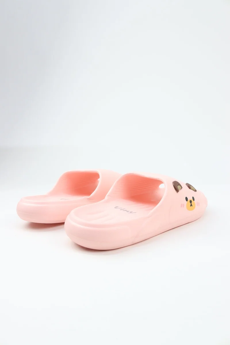 Viny PINK Viny Women’s Cute Slide Slippers – Soft Lightweight Comfort Home & Casual Sandals for Women | Best Price UAE