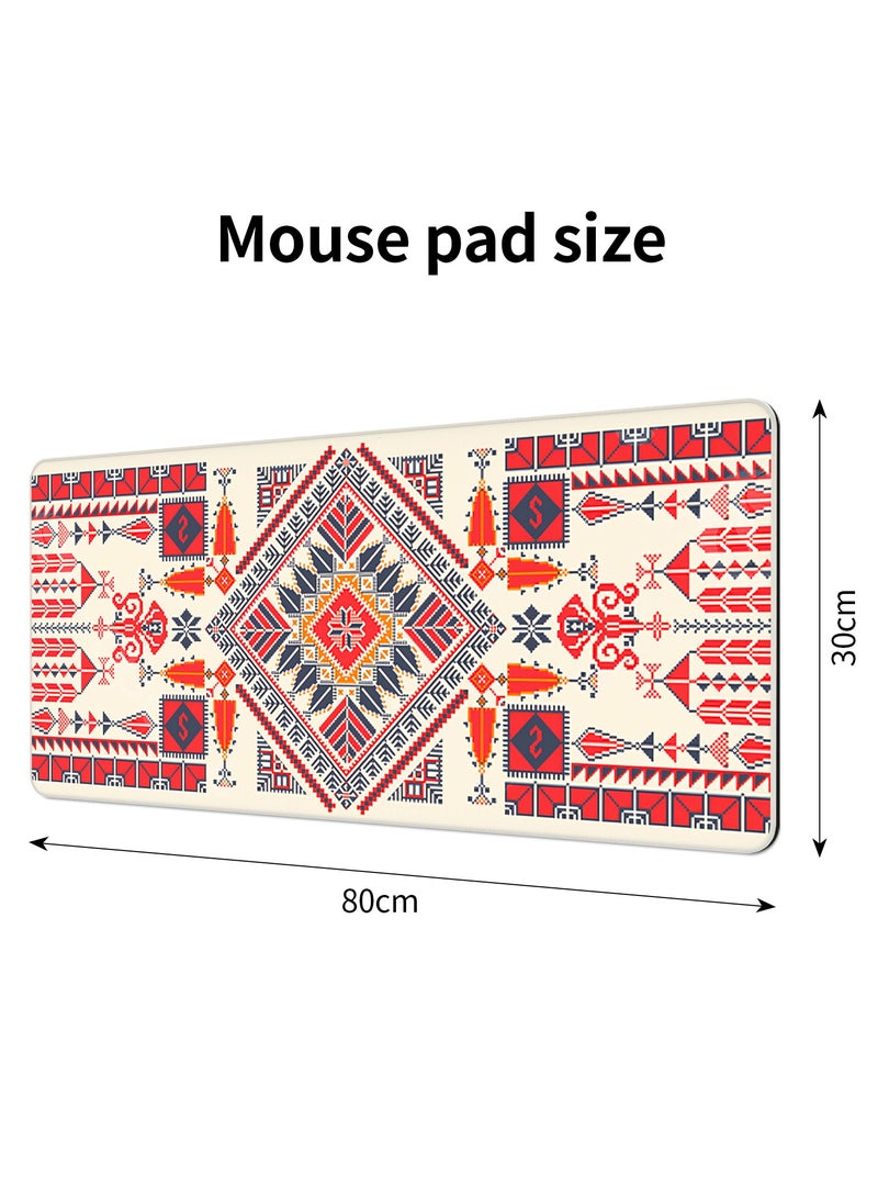 Large Desk Mouse Pad, Waterproof Gaming Mouse Pad, 800 x 300 x 4mm, 31.5 x 11.8 x 0.157in, Gaming Mouse Pad, XXL Desk Mat, Non-Slip Desk Mat, XL Gaming Mouse Pad, Thick Rubber Desk Pad Mouse Pad, Suitable for Gaming, Office, and Home Use  - Image 2
