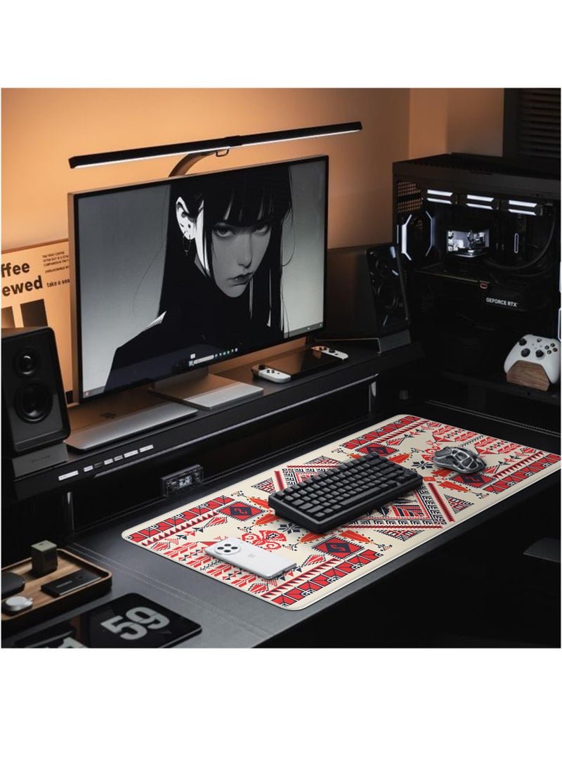 Large Desk Mouse Pad, Waterproof Gaming Mouse Pad, 800 x 300 x 4mm, 31.5 x 11.8 x 0.157in, Gaming Mouse Pad, XXL Desk Mat, Non-Slip Desk Mat, XL Gaming Mouse Pad, Thick Rubber Desk Pad Mouse Pad, Suitable for Gaming, Office, and Home Use  - Image 4