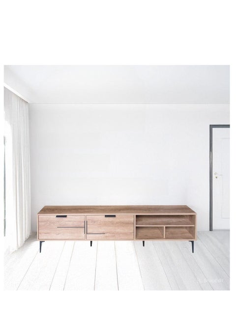 Vintage Screen Table Wood Color || 180cm